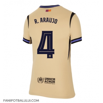 Barcelona Ronald Araujo #4 Tricou Fotbal Replică 2025-26 Femei Deplasare